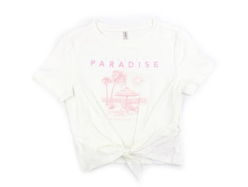 Kids ONLY cloud dancer/paradise knot top